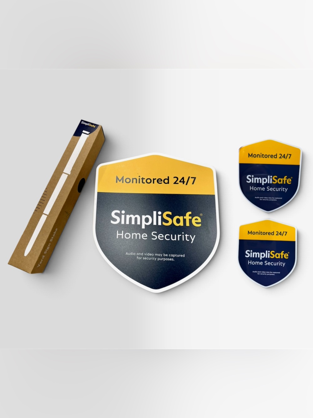 SimpliSafe Yard Sign and Window Stickers Decals